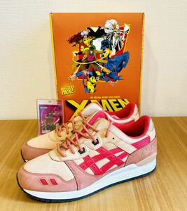 限定2500足 Kith for ASICS GEL-LYTE III Remastered GAMBIT 27.5cm Marvel X-MEN キス マーベル アシックス ゲルライト3 US9.5 Marvel