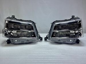 S-1684【良品】 ハイゼット カーゴ 左右 ヘッドライト LED S700V ICHIKOH A011 打刻:エR エL DAIHATSU 純正 8.22AM