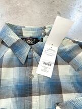 1円スタート！！Lサイズ RRL ダブルアールエル Ralph Lauren ラルフローレン チェックシャツ プラッド ワーク キャンプ polo オンブレ 長袖_画像5