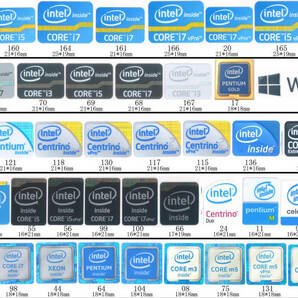 即決119【 intel Celeron 】（大）エンブレムシール追加同梱発送OK■ 条件付き送料無料 未使用の画像3