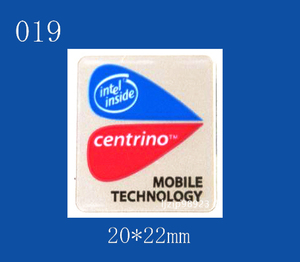 即決019【 intel inside centrino 】エンブレムシール追加同梱発送OK■ 条件付き送料無料 未使用