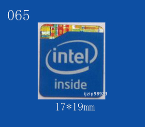  prompt decision 065[ Intel Inside ] emblem seal addition including in a package shipping OK# conditions attaching free shipping unused 