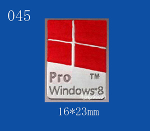  prompt decision 045[ Windows 8 Pro red ] emblem seal addition including in a package shipping OK# conditions attaching free shipping unused 