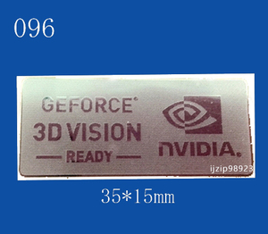  prompt decision 096[ 3D VISION ] emblem seal addition including in a package shipping OK# conditions attaching free shipping unused 