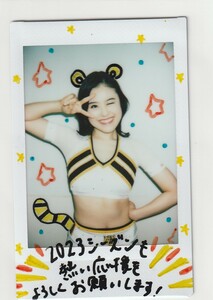 BBM2023チアリーダー華　10枚限定直筆サイン生チェキ　Sayaka(阪神/Tigers Girls)
