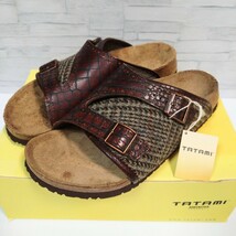 【未使用品】TATAMI Pilica タタミ ピリカ BIRKENSTOCK ビルケンシュトック レザーサンダル_画像2