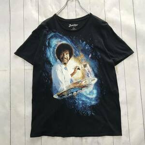 USA古着 Bob Ross ボブロス 画家 アーティスト Tシャツ Lサイズ