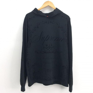 【中古】Supreme 23SS Celebre Hooded L/S Top パーカー M ブラック シュプリーム セレーブルフーディー[240010393748]