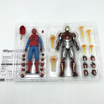 【中古】S.H.Figuarts スパイダーマン ホームメイドスーツver.＆アイアンマン マーク47 スパイダーマン：ホームカミング[240010339760]_画像2