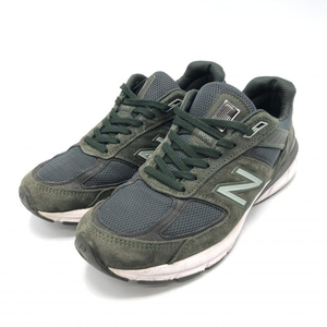 【中古】newbalance M990DC5 スニーカー 26.5cm グリーン ニューバランス[240010394022]