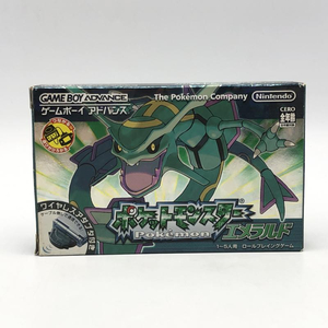 【中古】任天堂 ポケットモンスター エメラルド(ワイヤレスアダプタ同梱) ゲームボーイアドバンスソフト【電池切れ】[240010394768]