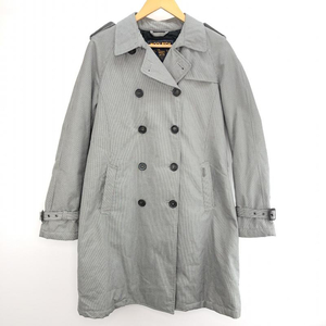 【中古】WOOLRICH 中綿トレンチロングコート S グレー ウールリッチ[240010378125]