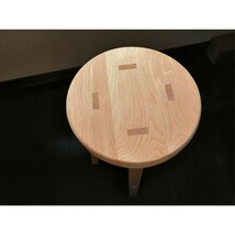木製スツール　座面幅30cm×高さ52cm　丸椅子　stool _画像3
