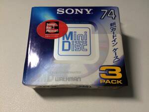 ■即決■新品(未開封)■日本製■3MDW-74DL■SONY/ソニー■MD(Mini Disk) 74分 3Pack■