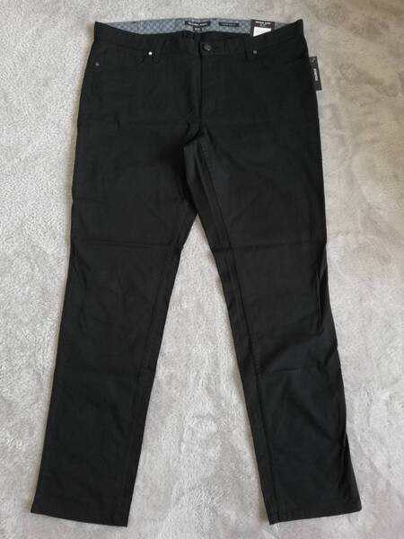 新品未使用! マイケルコース メンズ ストレッチ パンツ 黒 ブラック サイズ W36L32 ボトムス MICHAEL KORS PARKER SLIM FIT