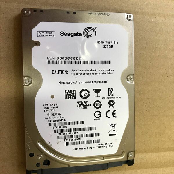 Seagate 320GB HDD