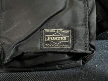 美品　PORTER ポーター タンカー ウエストバッグ 黒 ブラック TANKER WAIST BAG ウェストバッグ　ショルダー　2way 吉田カバン_画像4