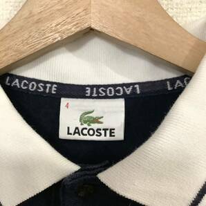 LACOSTE ラコステ 半袖ポロシャツ ネイビー セレクト メンズ ファブリカ 紳士服 古着の画像3