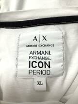 ARMANI EXCHANGE アルマーニエクスチェンジ　ロゴプリント半袖Tシャツ　クルーネック　ハイブランド　メンズ　古着_画像3