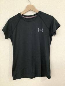 UNDER ARMOUR アンダーアーマー インナーシャツ 半袖Tシャツ トレーニングウェア　ゴルフウェア　ブラック　メンズ