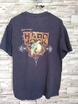 men's F198 vintage USA製 Hard Rock CAFE NAGOYA ハードロックカフェ 名古屋 半袖 Tシャツ M ネイビー_画像1