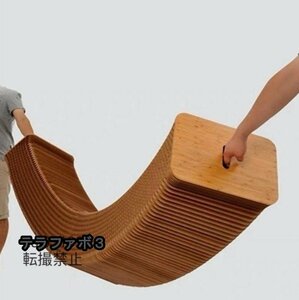 新入荷 綺麗 INS世界で人気な椅子 竹製 肉厚座面 北欧 伸縮イス椅子 折り畳み