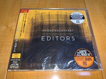 【国内盤未開封CD】エディターズ / Editors / アン・エンド・ハズ・ア・スタート / An End Has A Start_画像1