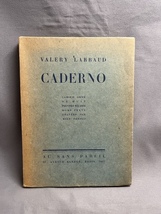 【洋書 フランス語】CADERNO Valery LARBAUD ヴァレリーラルボー　手帳_画像1