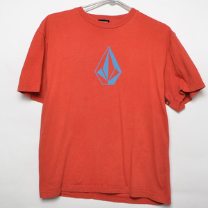 GS4595 Volcom VOLCOM T-shirt lady's L shoulder 46 mail xq