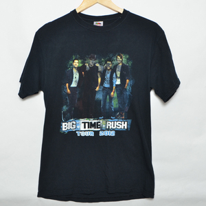 GS3714 BIG TIME RUSH Tシャツ M 肩47 2012 メール便発送可 xq