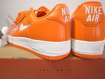 【送料無料 即決】NIKE AIR FORCE 1 LOW RETRO JEWEL COLOR OF THE MONTH復刻CAROTENE オレンジ26.5cm US8.5 新品FJ1044-800 エアフォース1_画像3