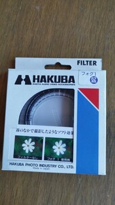 美品 HAKUBA レンズフィルター フォグ1 62mm ケンコー 一眼レフカメラ フィルムカメラ キャノン ニコン