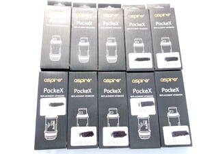 ★【VAPEコイル】Aspire PockeX Coils 0.6Ω 5pcs 10個セット★電子タバコ　