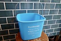 新品 Pura Storage ８QT Light Blue バケツ アメリカ カリフォルニアハウス ガーデニング 洗車 インテリア 収納_画像1