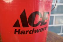 新品　ACE　Hardware　エース　バケツ　５QT アメリカ製　USA ホームセンター　工業系　ワーク　DIY ガレージ　ガーデニング_画像2