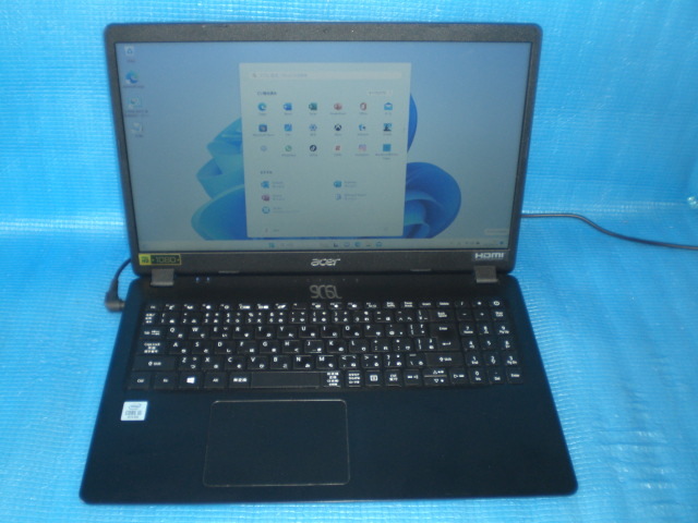 第10世代i5 & 新品SSD搭載:A315-56-H58U/i5 1035G1(1.0GHz⇒3.6GHz:4