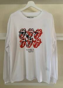 TheRollingStones ローリングストーンズ 新品・未使用・タグ付き 6連ベロ長袖シャツ ’62-’22ベロT