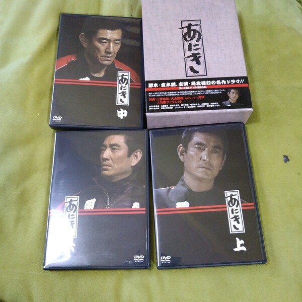 高倉健 TV ドラマ あにき DVD-BOX 脚本:倉本聰 主演:高倉健 1977年 TBS 田中邦衛 大原麗子 大滝秀治 倍賞千恵子 秋吉久美子
