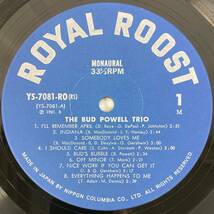バド・パウエル (Bud Powell) / バド・パウエルの芸術 The Bud Powell Trio 国内盤LP CO YS-7081-RO MONO 帯付き_画像4