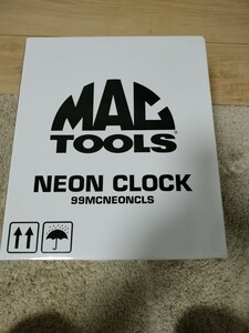 MACツール・マックツール・ネオンクロック・時計・限定品