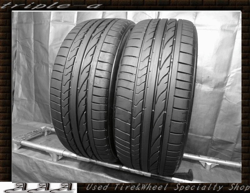 21年製 ブリヂストン POTENZA RE050A 225/50R18 2本 バリ山！ 【896】