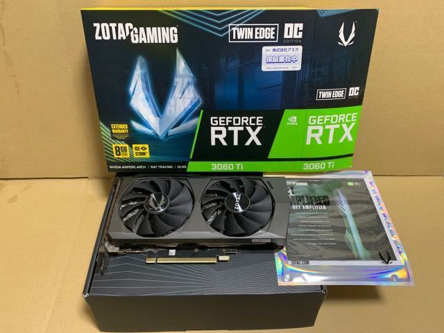 送料無料,訳あり】ZOTAC GAMING GeForce RTX 3060 Ti Twin Edge OC