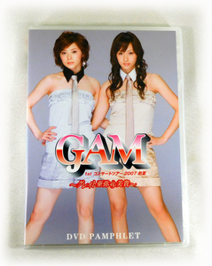 即決 DVD「GAM 1stコンサートツアー 2007初夏 ～グレイト亜弥＆美貴～ DVD PAMPHLET」松浦亜弥 / 藤本美貴 DVDパンフレット