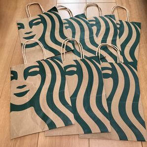 【中古】STARBUCKS ショッパー 7枚 スターバックスの画像1