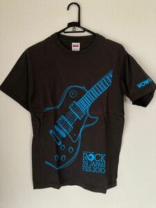 限定 コラボ Tシャツ ROCK IN JAPAN FES 2010 WOWOW ギター