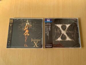 新品未開封　2点セット　X Japan singles X ジャパン　シングルズ　jealousy リマスター 高音質CD BSCD2 hide yoshiki 国内盤　送料無料