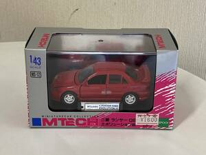 送料無料　1/43 MTECH エムテック　エポック社　 三菱ランサーエボリューションⅢ ランエボ　ミニカー