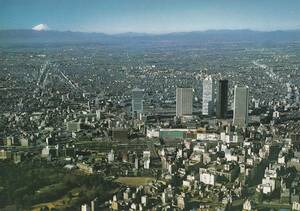 ** Shinjuku [ empty .] *[ Shinjuku Sky * scraper ] * Shinjuku west . super height layer Bill district Mt Fuji ..* picture postcard * Tokyo * street average *