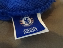 激レア USA購入 イングランド プレミアリーグ チェルシーFC 【Chelsea Football Club】 ロゴマーク付 ニットキャップ 青 中古良品_画像8