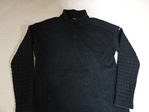  ultra rare USA buy popular outdoor series brand Colombia [Columbia] sleeve part mo Como ko little height length . half Zip type tops US M black secondhand goods 
